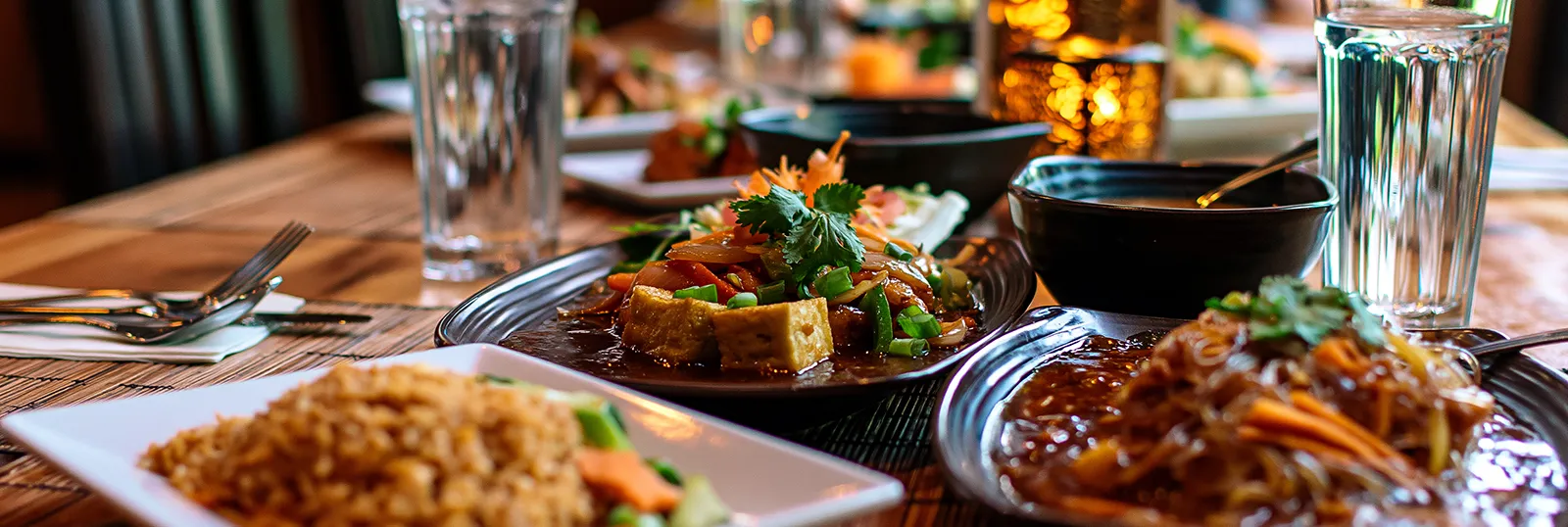 Inside of a Thai Restaurant